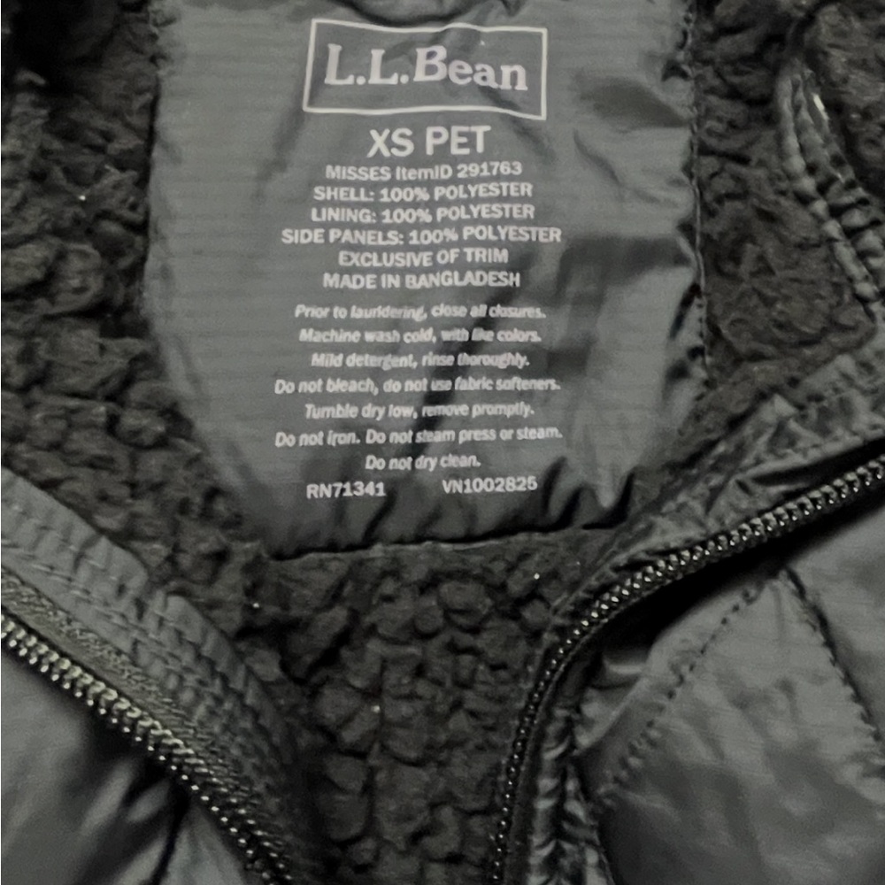 L.L. Bean Dark Gray Quilted Jacket